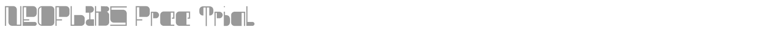 Neofliks font preview